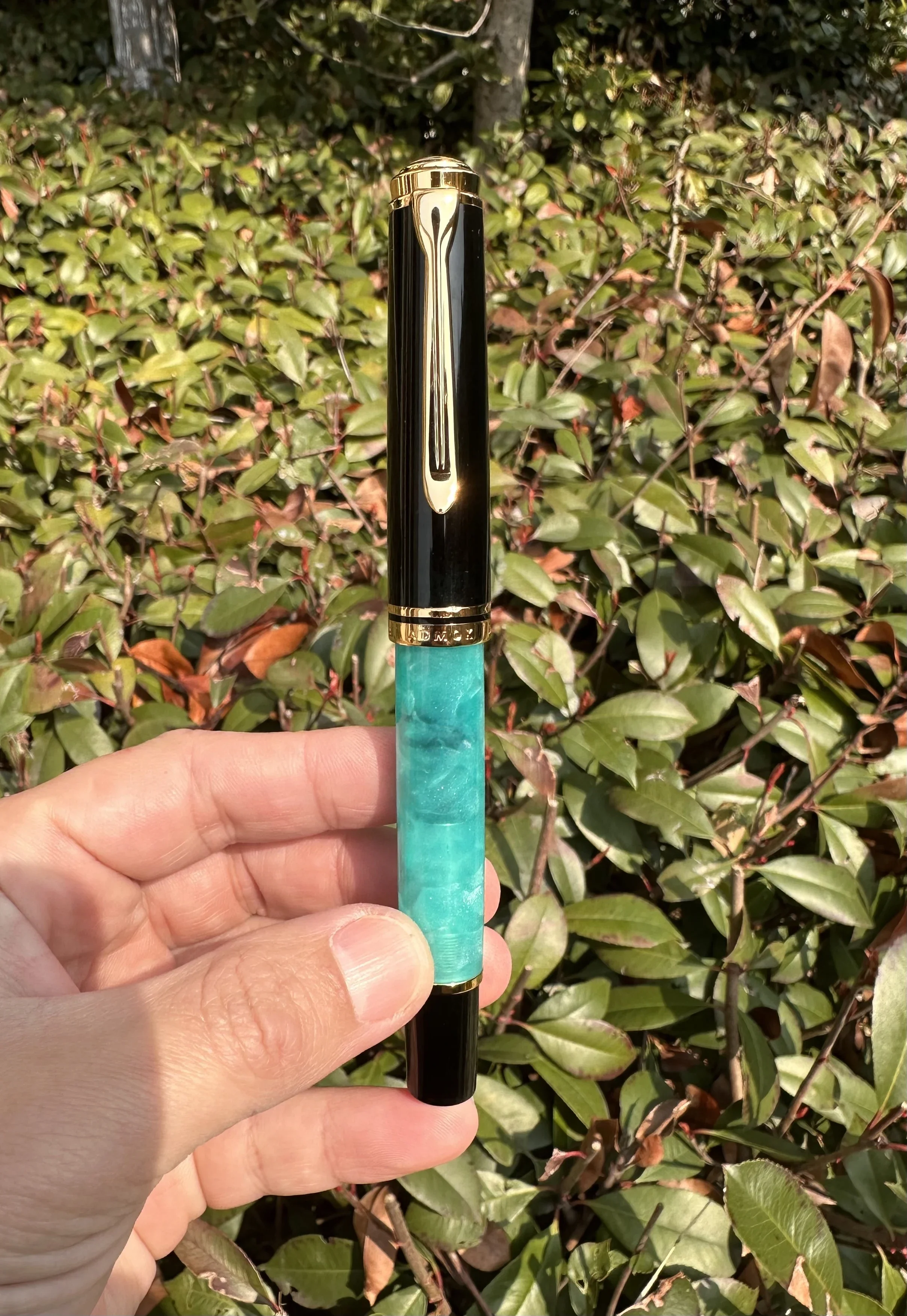 Creative ADMOK M800 Acrylic Piston Fountain Pen BOCK/Schmidt Soft Smooth No.6/35# Nib Inking Pelikan Copy Writing Gift Pen image 3