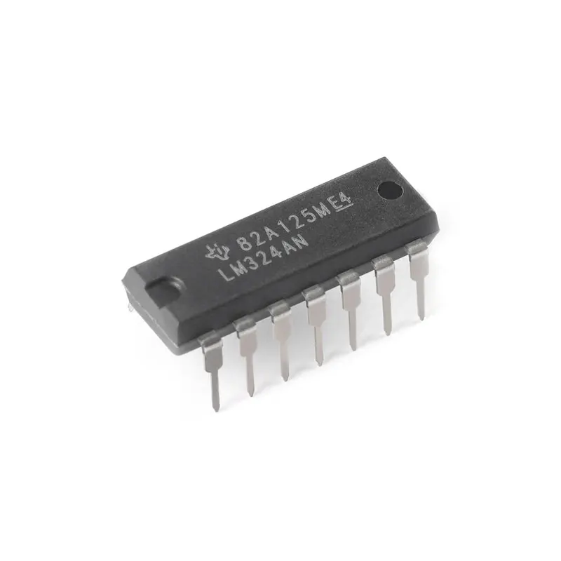 10PCS original authentic LM324AN PDIP-14 four-way operational amplifier IC chips  