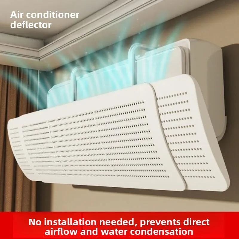 

Living Room Air Conditioner Wind Directional Board Adjustable Wall-Mounted Universal Flux Shielding Wind Guiding Cover Dustproof