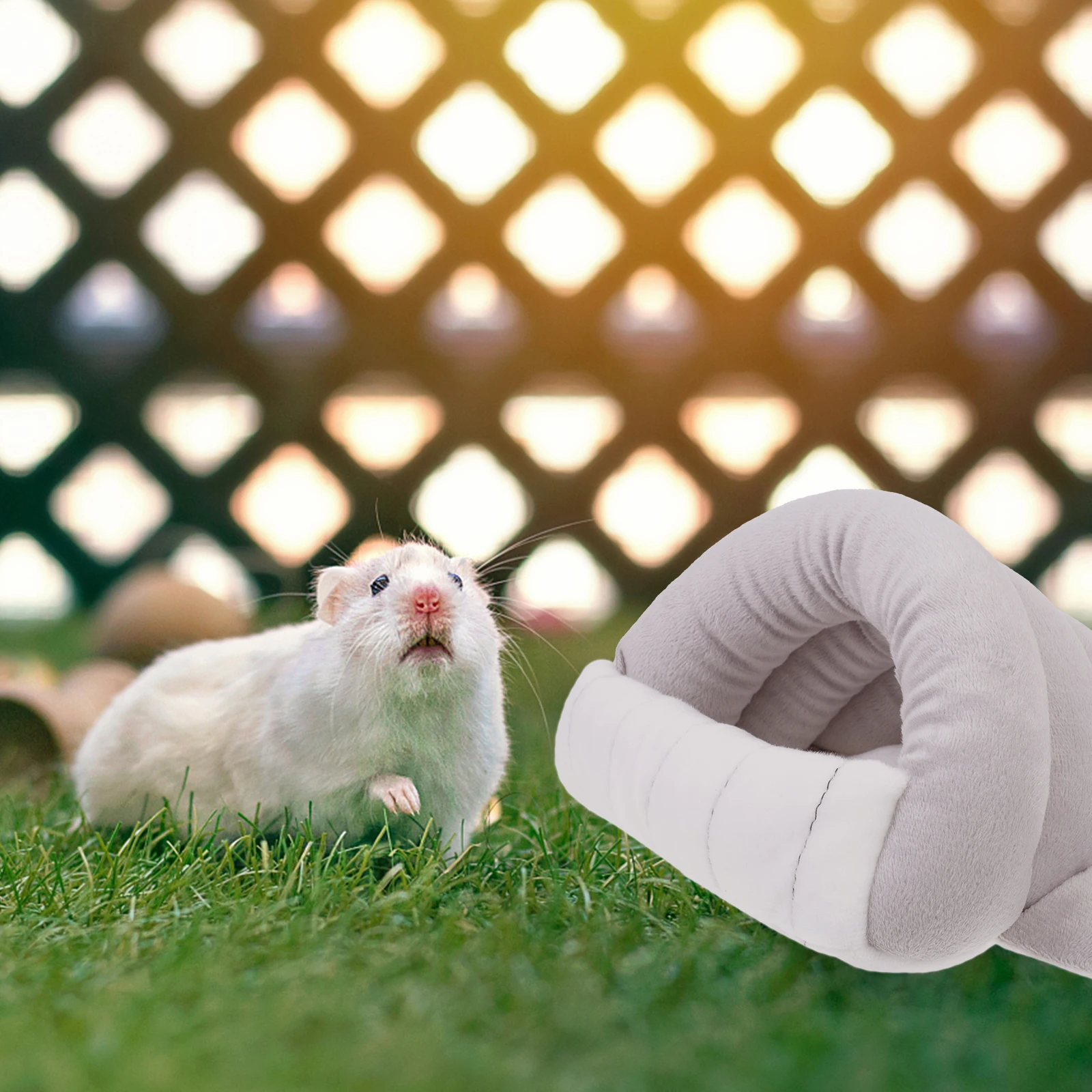 

Premium Cloth Pet Bed Warm Fabric Hideout for Hamster Easy Clean Durable Use Small Pets Dog Hedgehog Puppy Mouse Pig Winter Nest