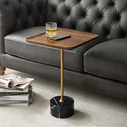 Creative Coffee Table High Narrow Sofa End Table Bedroom Mobile Night Table Balcony Desk Modern Versatile Nightstand