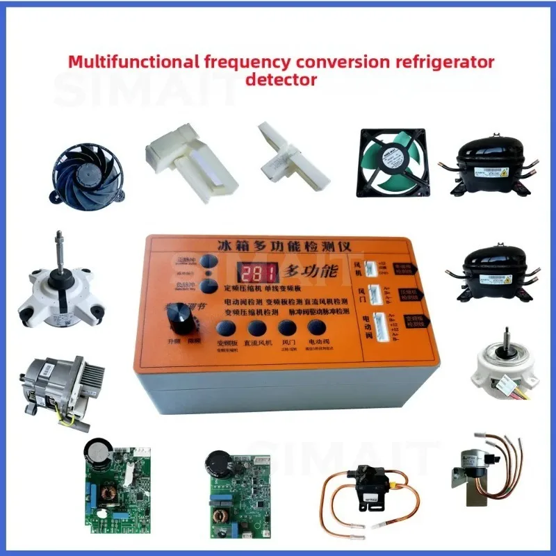 Portable HVAC Multifunction Diagnostic Tester, Testing Tool for Inverter Circuit Boards, Compressors&Refrigeration System Valves
