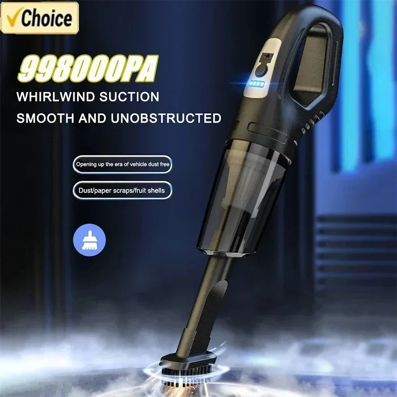 Wireless aste vacuum cleaner, fast charge for car, home, pet hair, unfair aspiration, determine