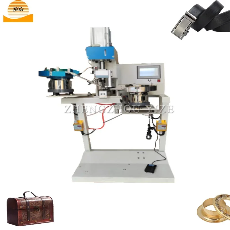 Automatic Grommet Shoe Eyeletting Button Hole Punching Machine Hand Press Button Eyelets Machine for Metallic Window Curtains