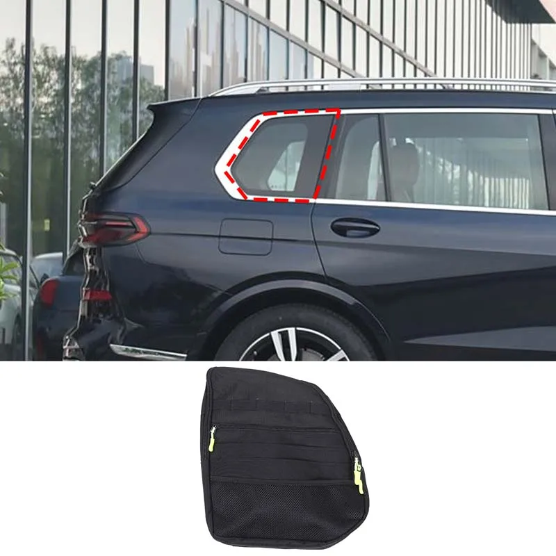 

ABS углеродное волокно для BMW X5 X6 X7 G05 G06 G07 2023-2025 приборная панель автомобиля боковое воздуховыпускное отверстие декоративная рамка наклейка автомобильные аксессуары