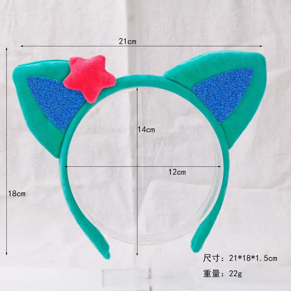 Dorośli Dzieci Pluszowy Śliczny Lisie Kocie Uszy Opaska na głowę Opaska do włosów Obręcze do włosów na prezent urodzinowy Kostium weselny Boże Narodzenie Nowy Rok