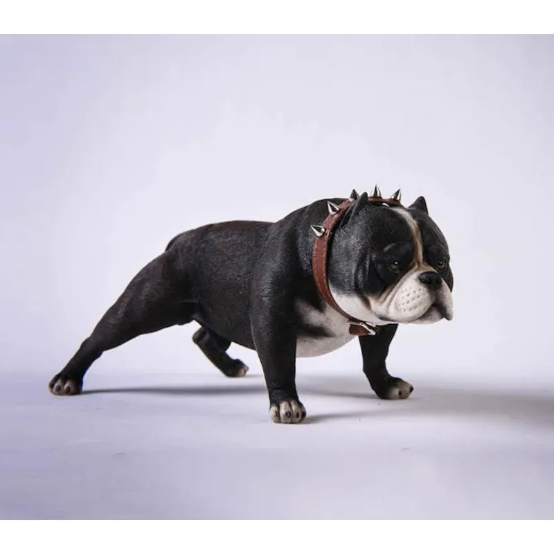 JXK 1/6 Scale Resin American Bully Dog Simulation Animal Model for 12