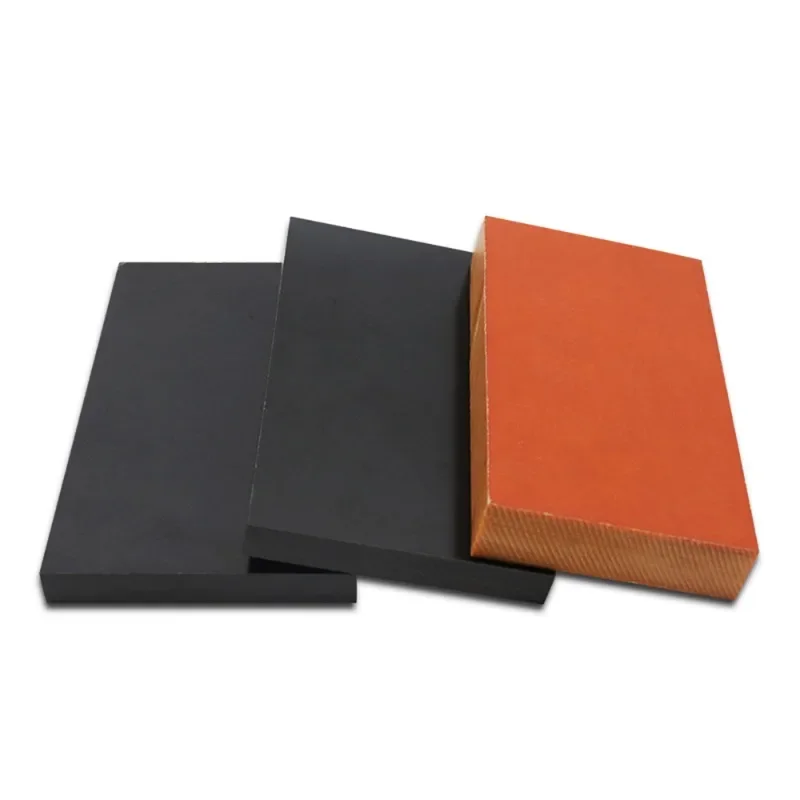 100x150 100x200 250x250mm Orange/Black Electrical Bakelite High Temp Resistant Insulated Board Thick 2/3/4/5/6/8/10/12/15/20mm