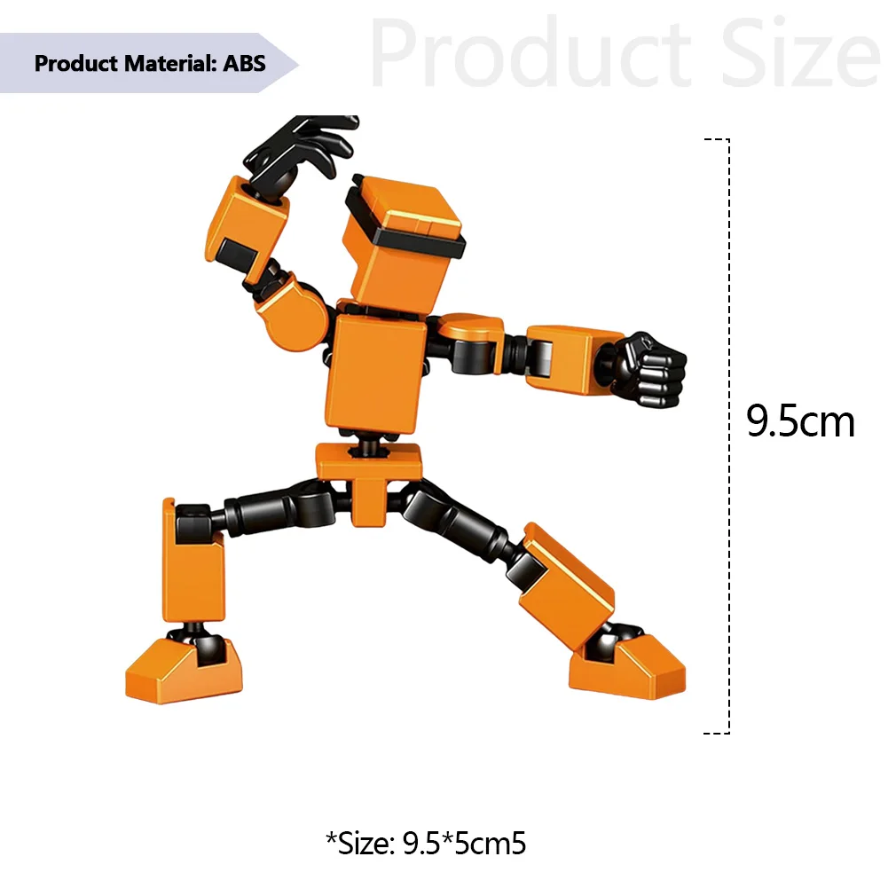 13 شخصيات عمل متعددة المفاصل مكتملة صغيرة لكامل الجسم لعبة ميكانيكية متحركة شخصيات الحركة ألعاب مكتب الديكور