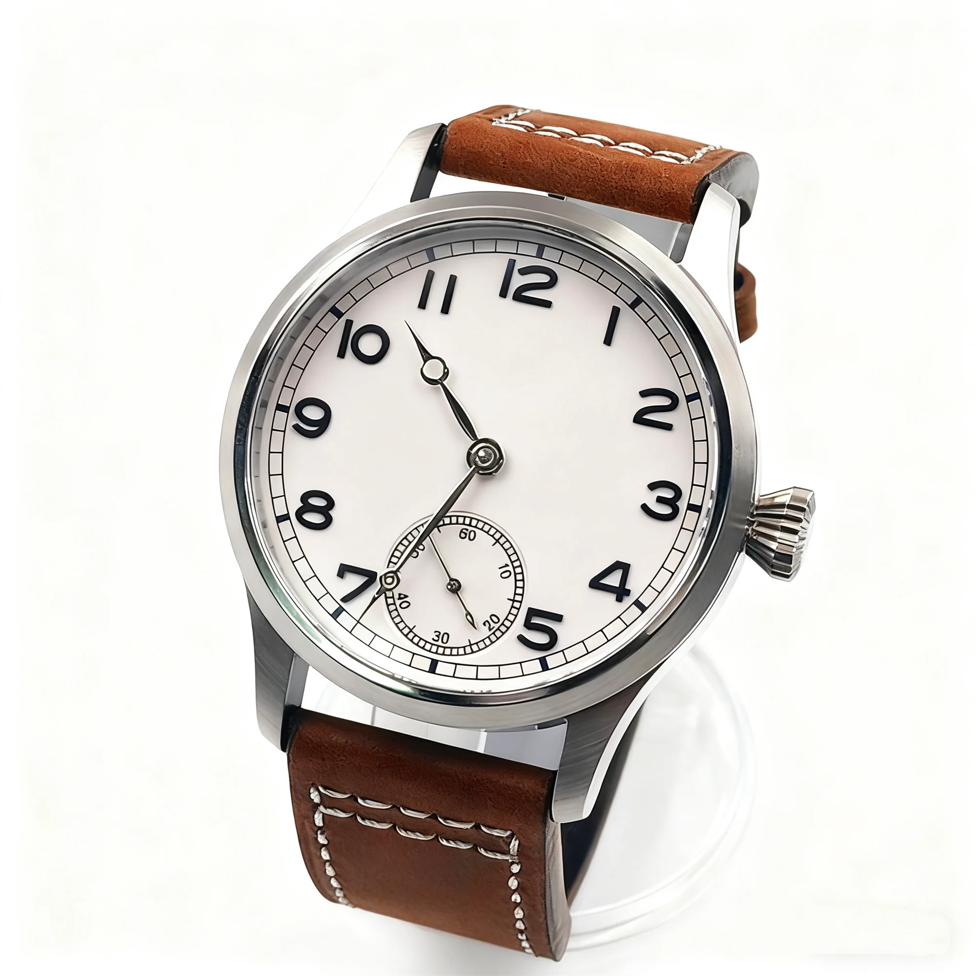 

Corgeut Luxury Sapphire Glass 42 Mm Dial Asia 6498 St3621 Hand-Wound Movement 316l Steel Case Men'S Watch 30 M Water Resistant