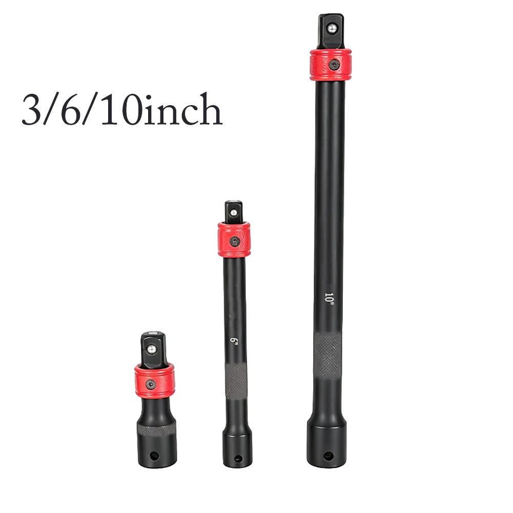 For Impact Wrench Extension Bar 3/8 1/2 1/4 Drive Self Locking Quick-Release Socket Rod For Deep Reach Tight Space Work