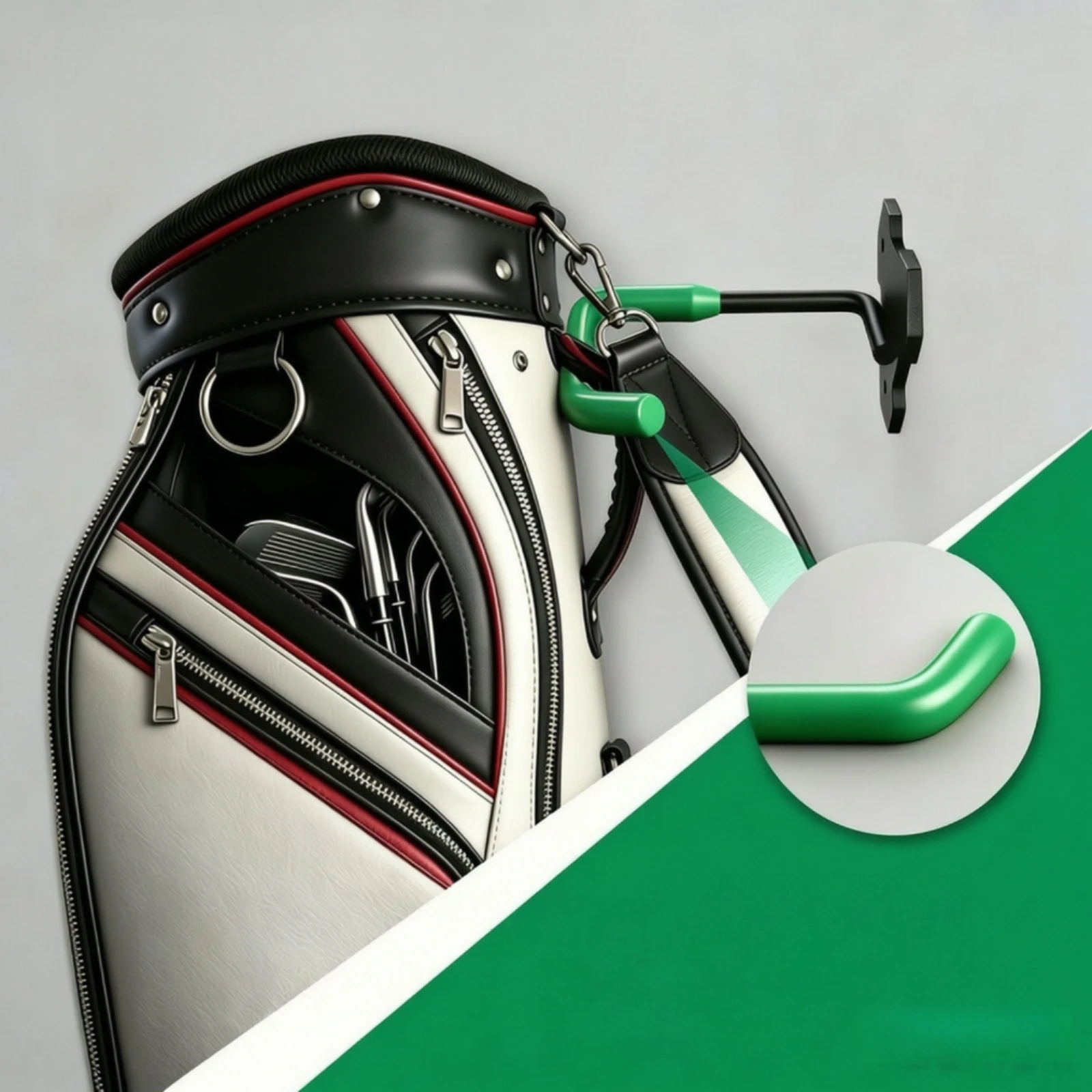 2 Pieces Golf Bag Hook Space-S - Golf Equipment Bag ulasan dan harga