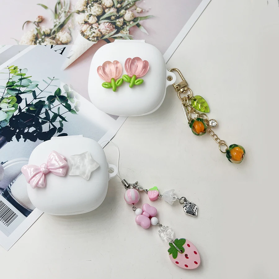 love fashion Cover For SONY LinkBuds S/WF-C700N/WF-C710N/Open/fit/G700N Case with keychian Silicone earphones case