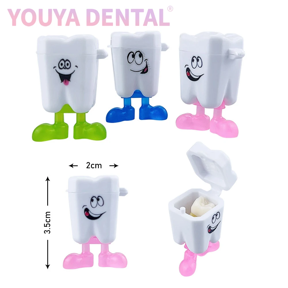 Teeth Storage Box Lovely Baby Milk Tooth Fairy Box Tooth Organizer Teeth Saver Box with Expression Case Gift for Kids Keepsake