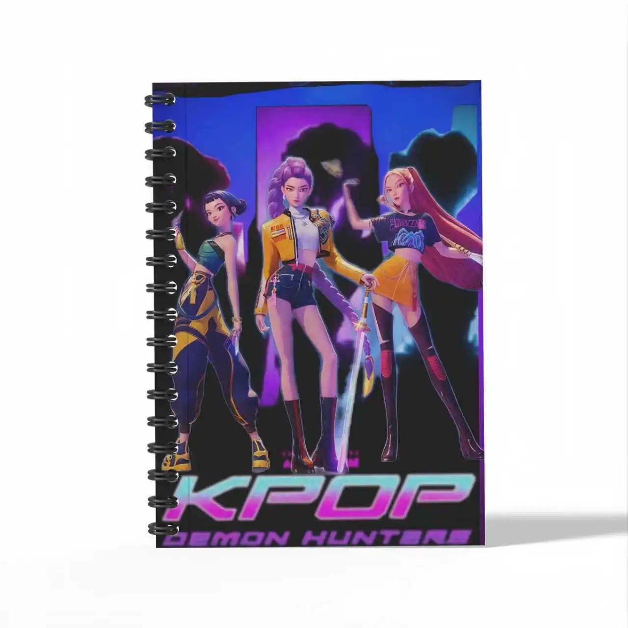 Kpop Demon Hunters Anime Notebooks القرطاسية لفائف الكتابة منصات للطلاب رسالة كتاب هدية بضائع أنيمي