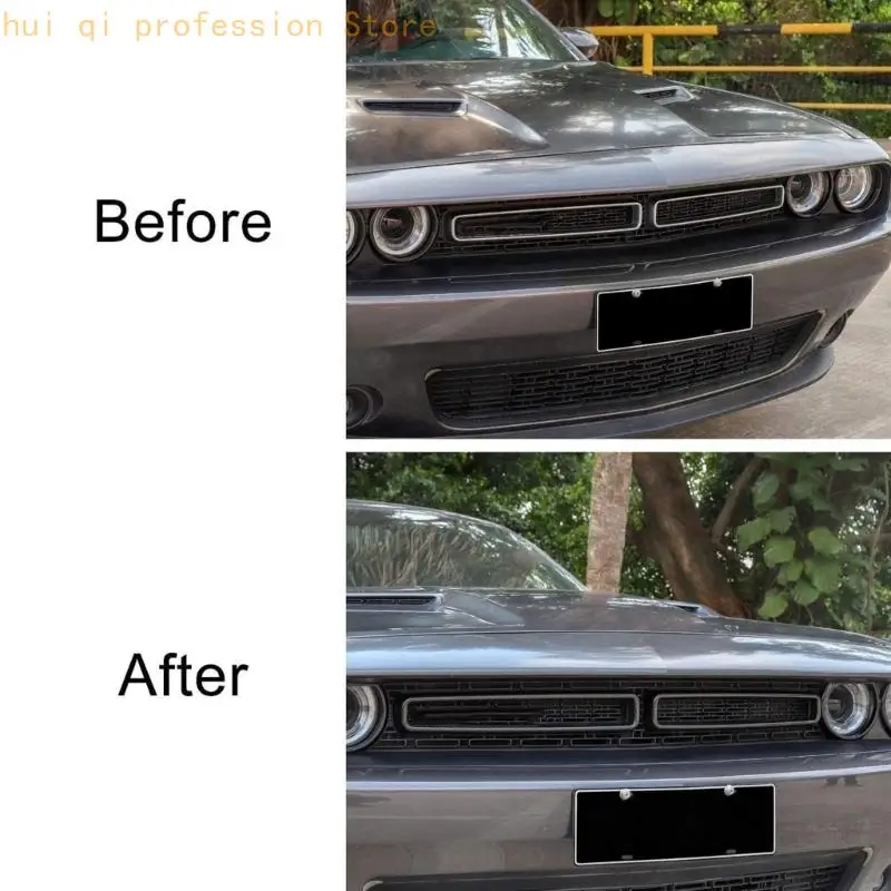 Two piece grille surround trim for 2015-2020 front fascia detail H8WE