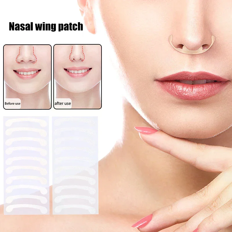 Shrinking Nose Wing Patch Cosplay Nose Shrink Nose Stickers Invisible Slimming Thin Beauty Wings Narrow Nose Women Makeup Tools