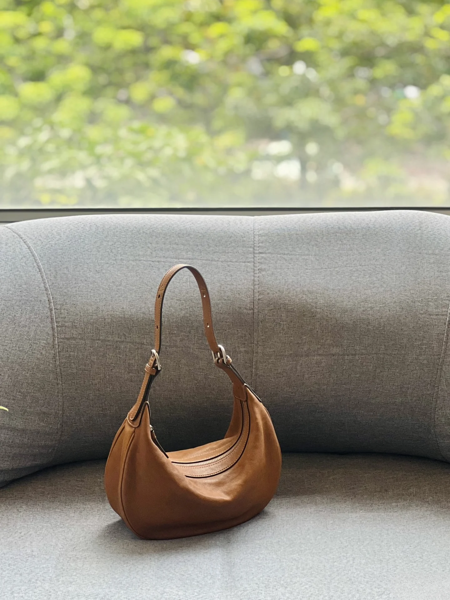 

Новая женская сумка-хобо 2026 года из натуральной кожи в форме полумесяца, на одно плечо, кроссбоди, сумка подмышку