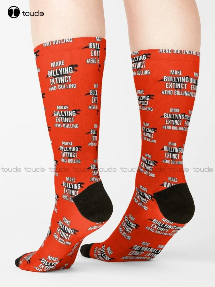 Unity Day Shirt Orange Make Bullying Extinct Anti Bullying Socks Slipper Socks Women Personalized Custom Gift Harajuku Colorful