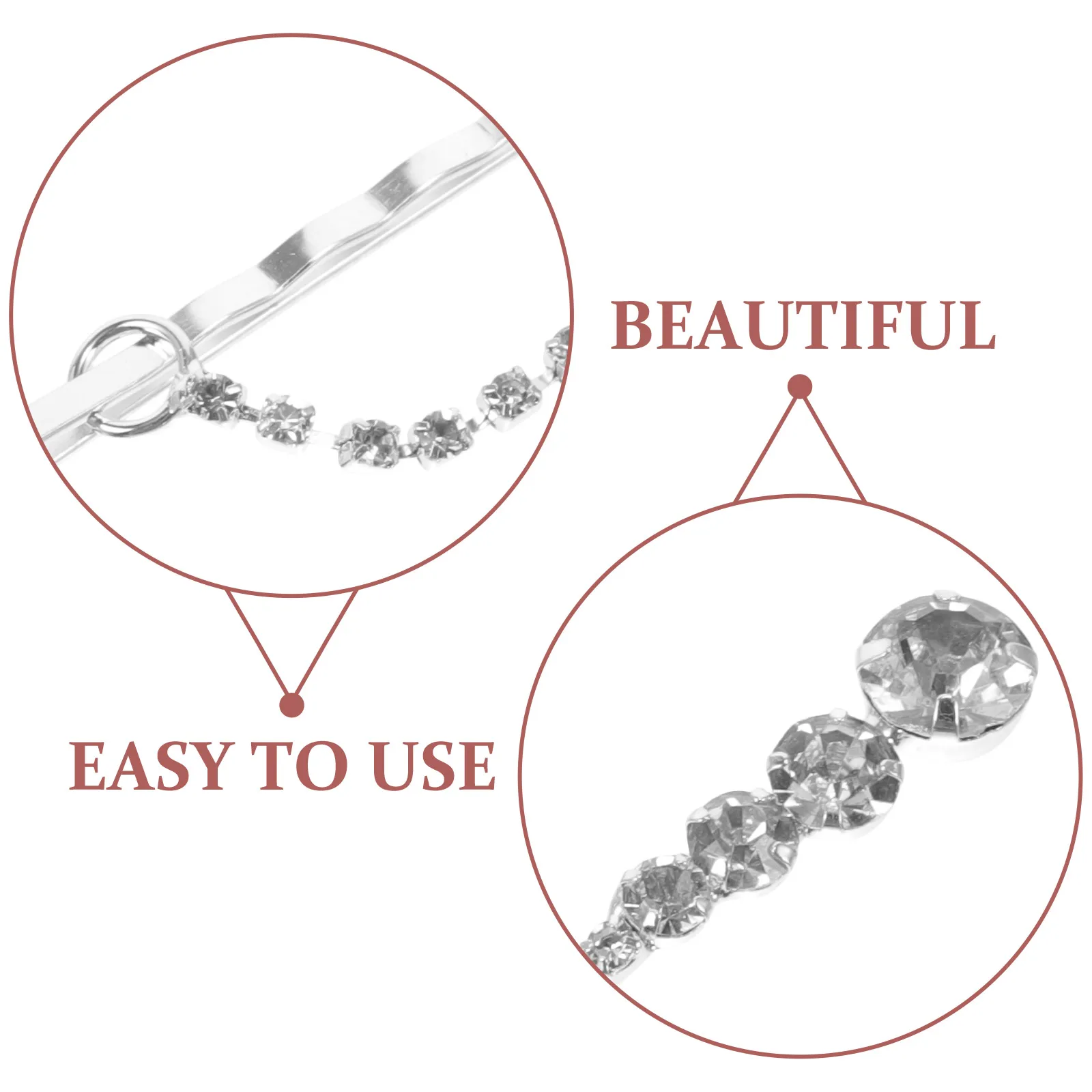 

Rhinestone Eyebrows Headdress Bridal Frontlet Hair Accessory Women Pendant Alloy Jewelry Brightness Gift Party Decoration