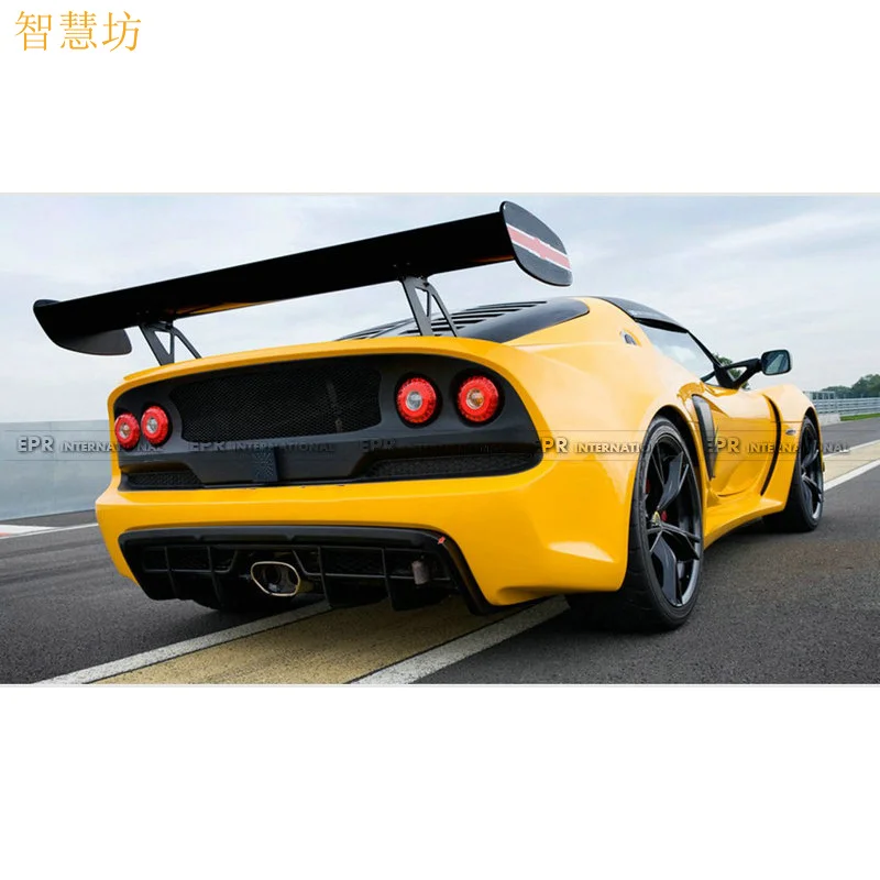 Suitable for Lotus Elise Lotus Exige S3 Modification Carbon Fiber Spoiler Rear Lip Tail Lip Surround Addition