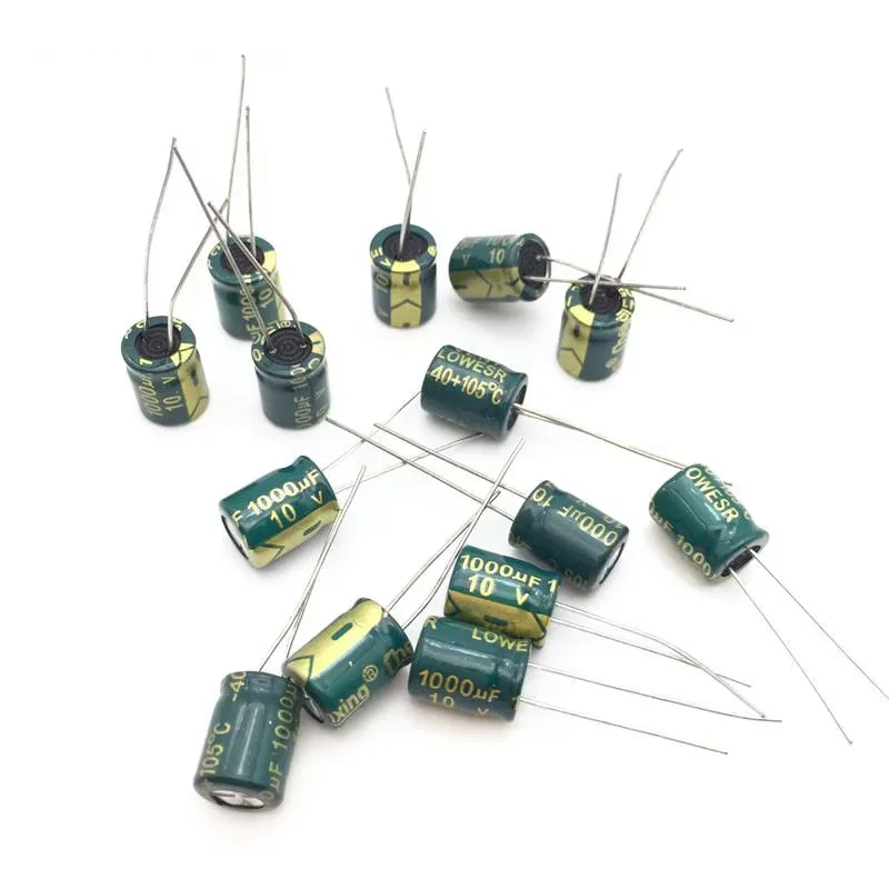 20 pz/lotto 10 V 1000 UF 8*9mm condensatore elettrolitico in alluminio ad alta frequenza a bassa impedenza 1000 uf 10 v