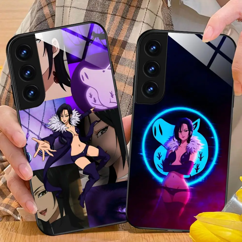 Seven Deadly Sins Merlin Phone Case for Samsung Galaxy S26 S25 S24 S23 S22 S21 S20 Note20 Plus FE Ultra Glass Protective Cover