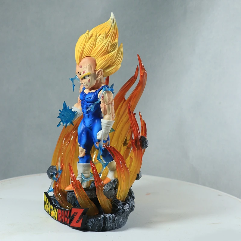 21cm Anime Dragon Ball Z Majin Vegeta Figure Replace Head Pvc Action Figures Vegeta Figurine Gk Statue Collection Model Toys