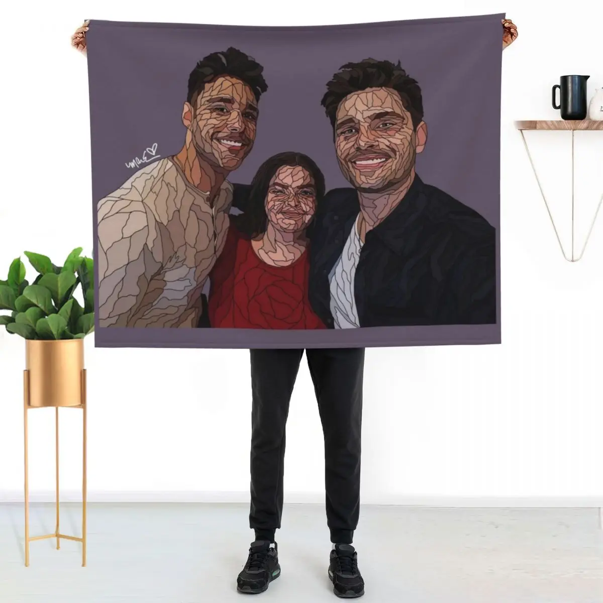 

Libby Commission Throw Blanket Shaggy Furry Soft Blanket for Bedroom Living Room