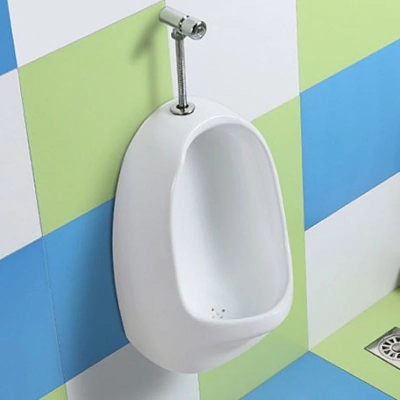 Wall-mounted colorful urinal ceramic, hand-pressed urinal wall-mounted kindergarten children