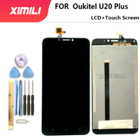 For Oukitel U20 PLUS LCD Screen Display, Mobile Phone Touch Internal And External Integrated Screen Module Replacement