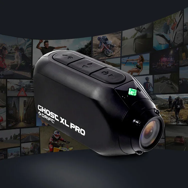 خوذة دراجة نارية Ghost XL Pro الأكثر مبيعًا، خوذة رياضية واي فاي 4K مقاومة للماء للتصوير الفوتوغرافي والفيديو والصوت