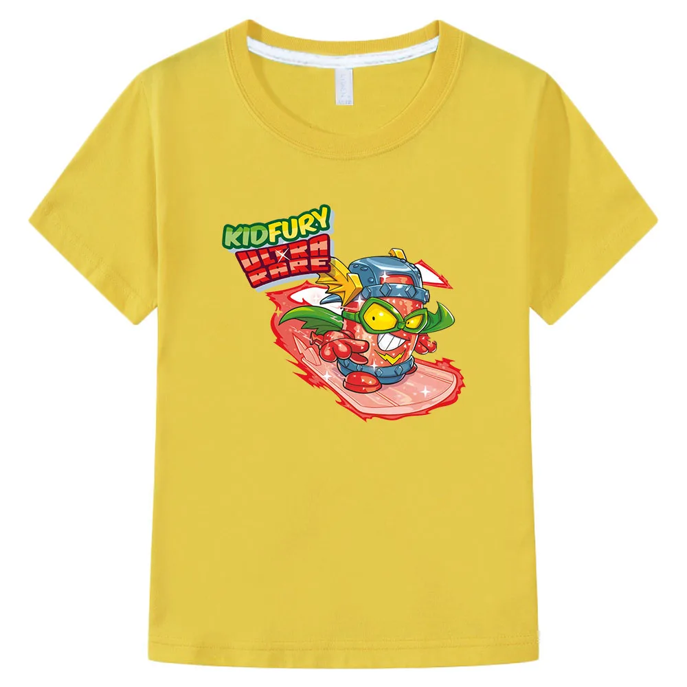 Super Zings T Shirt Kids Toddler Game Streetwear Short Sleeve Children's T-Shirt Superzings Tshirt Children Clothes Cotton Tops