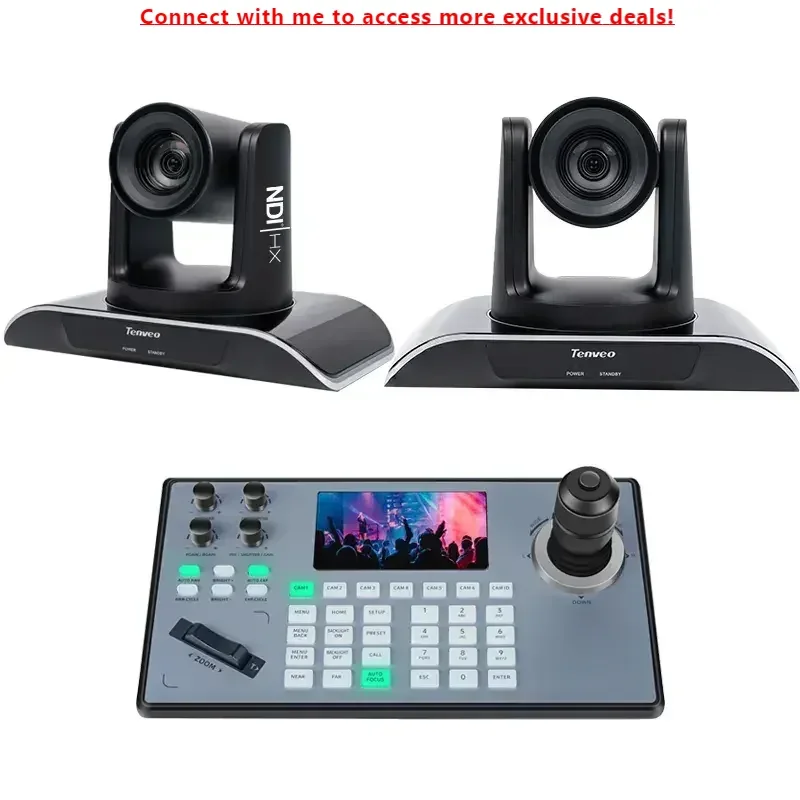 

Конференц-группа высшего качества VHD630A (2 шт.) + KB200PRO (1 шт.) 30x USB 3,0/HDMI/RJ45/SDI с выходом и контроллером, комплекты для видеоконференций
