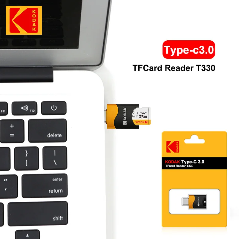 KODAK Type-C TF Mobile Card Reader USB 3.1 Type-C Laptop Multi Functional OTG Card Reader Suitable for Laptop & Phone
