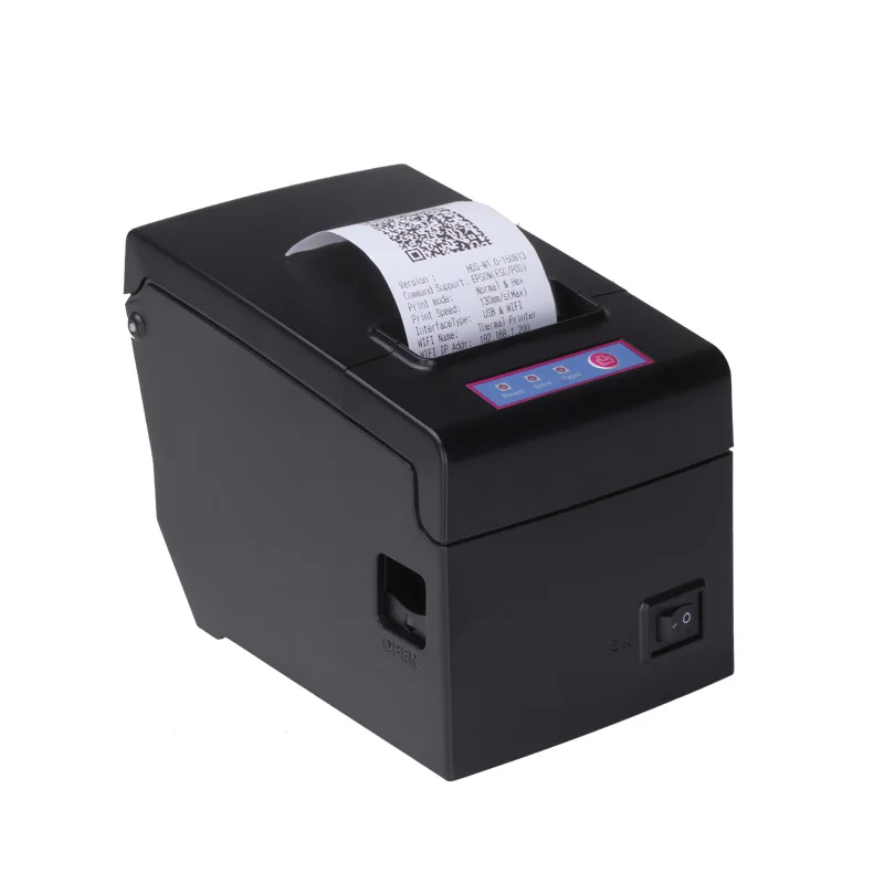 HS-E58 Series Thermal Receipt Printer 130mm/s 48mm Printing Width 203dpi USB/LAN/USB+BT/USB+WIFI LOGO and Graphics Downloads