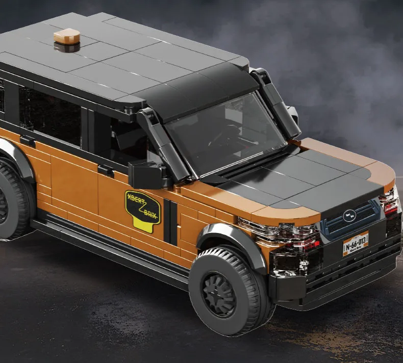 Speed City SUV Auto Baustein England Land P400 Rovers Konstruktions-Baustein-Modell-Sets Fahrzeug Lernspielzeug für Geschenke – Detail 2