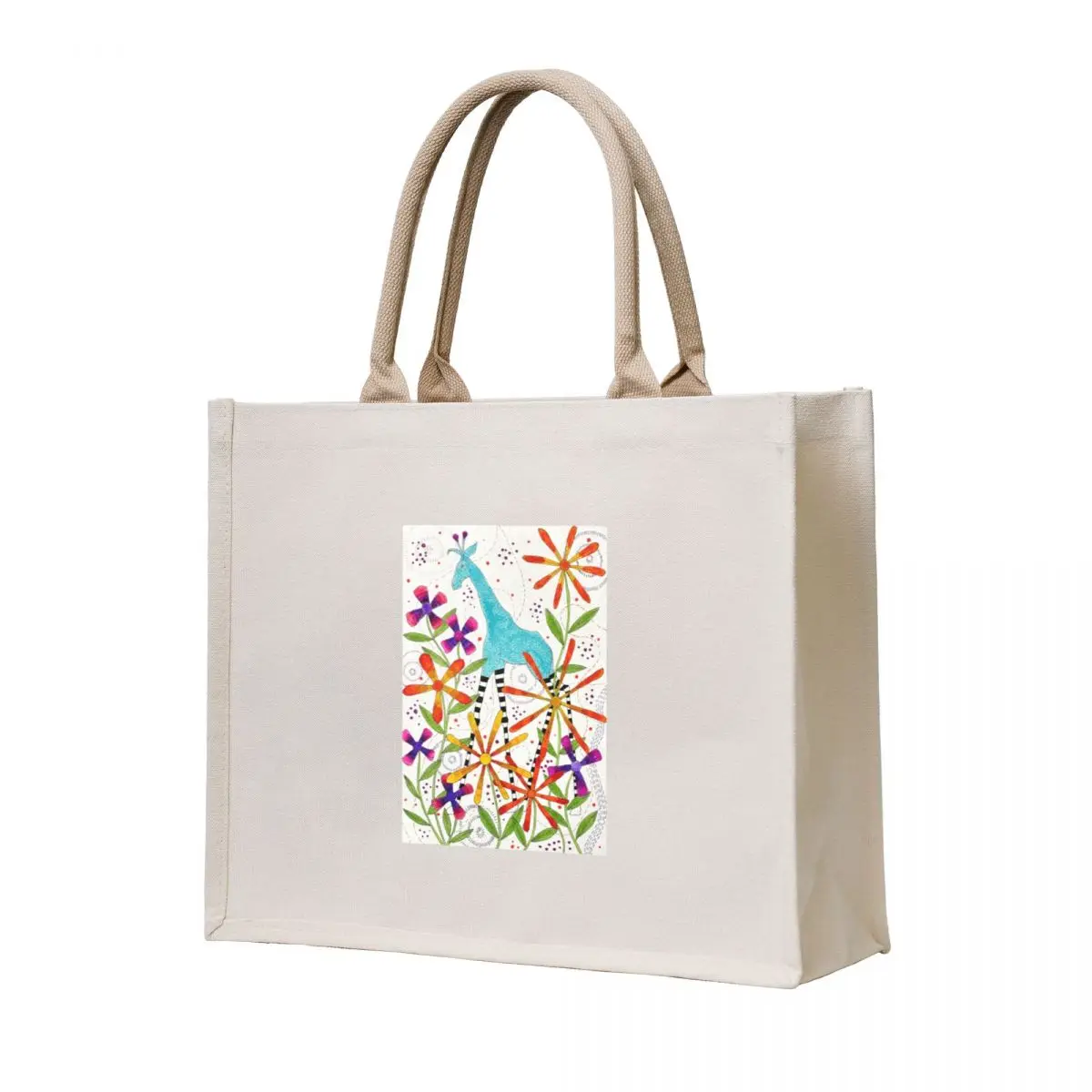 

Blue Giraffe Tote Bag Cloth bags tote bag custom shopper bags for women