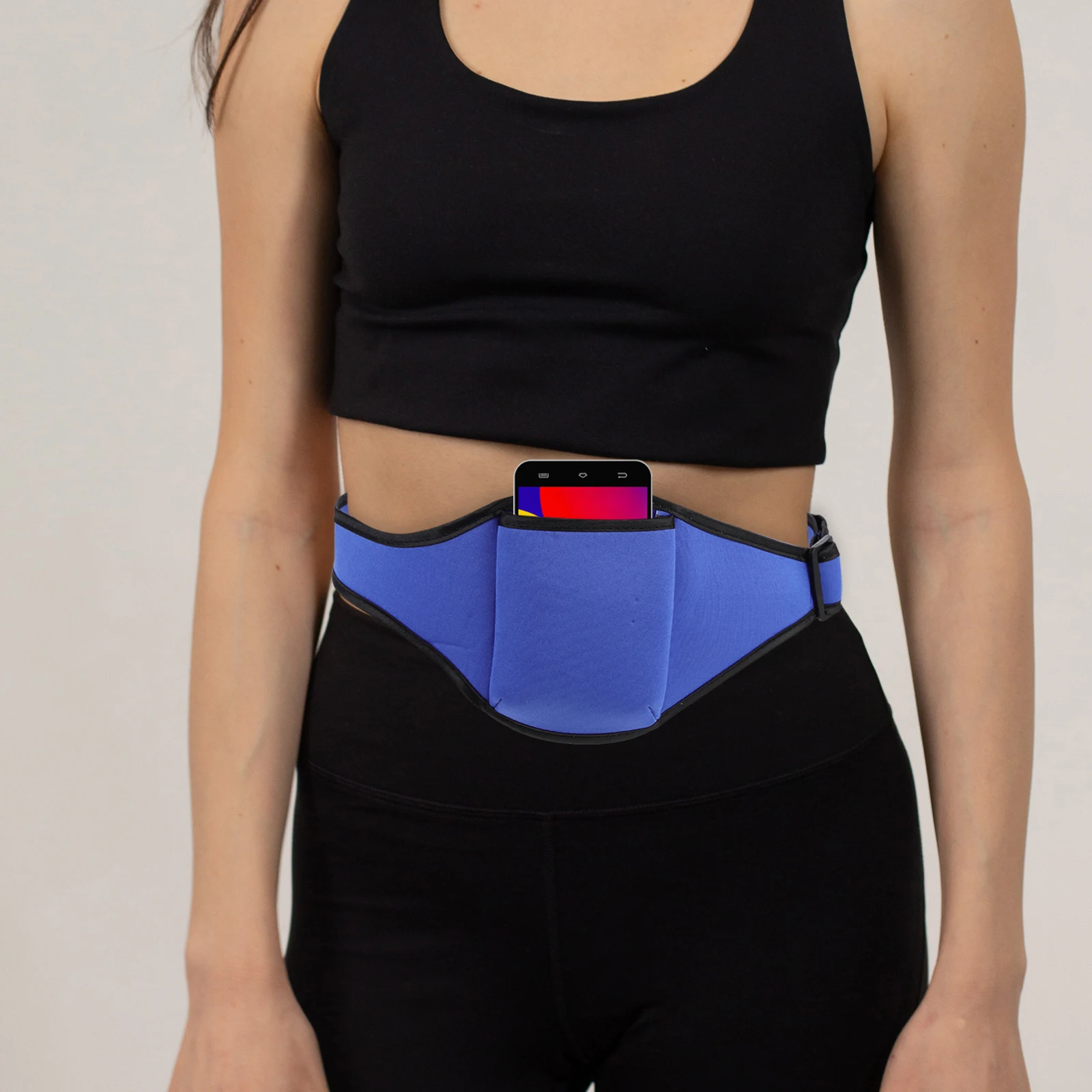 

4pcs Jumping Exercise Premium Diving Fabric Microphone Waist Belt For Fitness Instructors Yoga Dancing Cycling