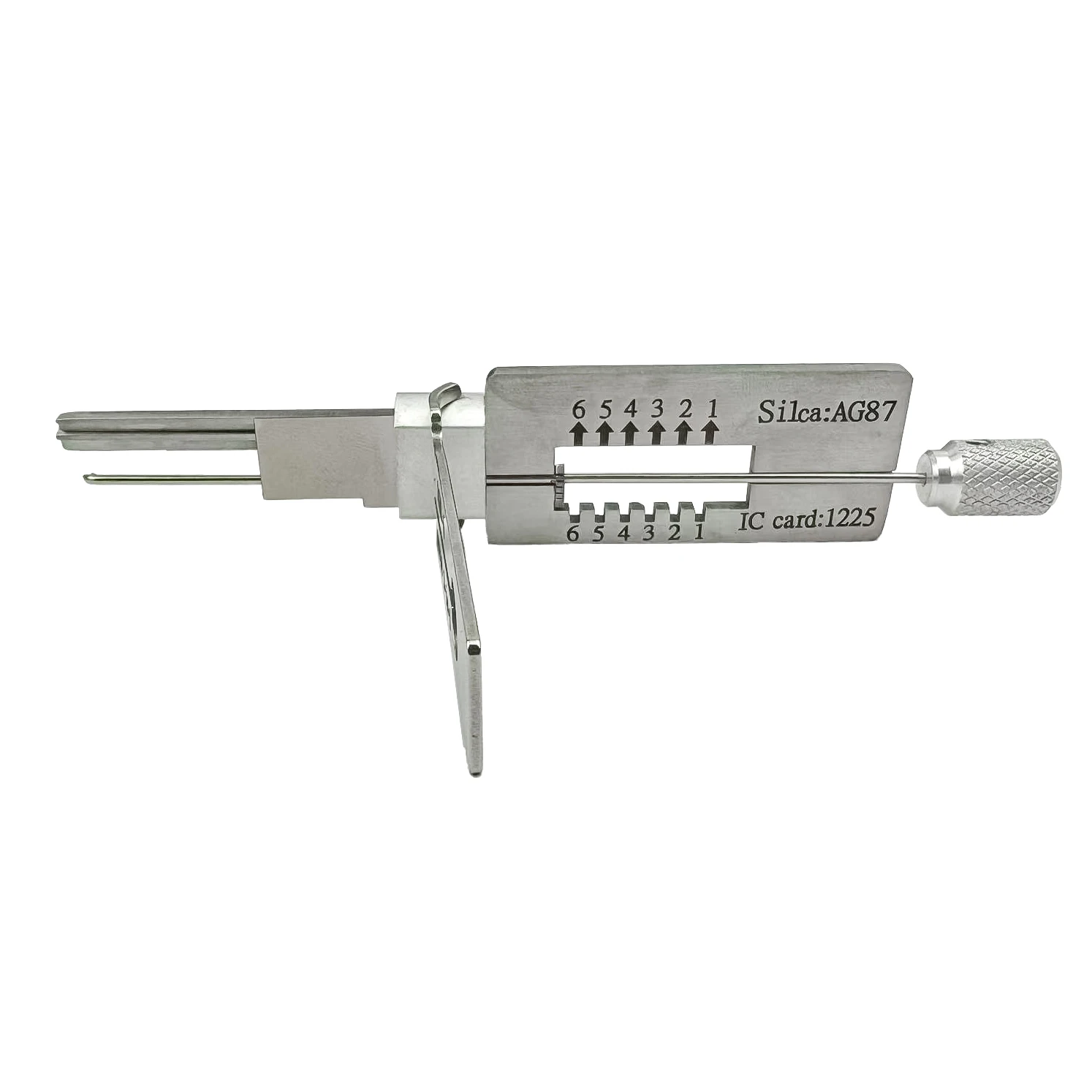 LISHISYLE Lishi Tools SS SS310 AGB 2 in 1 2-In-1 AGB-6 Lock Civil Lock Opening Lock Pick Set Locksmith Tools view 2