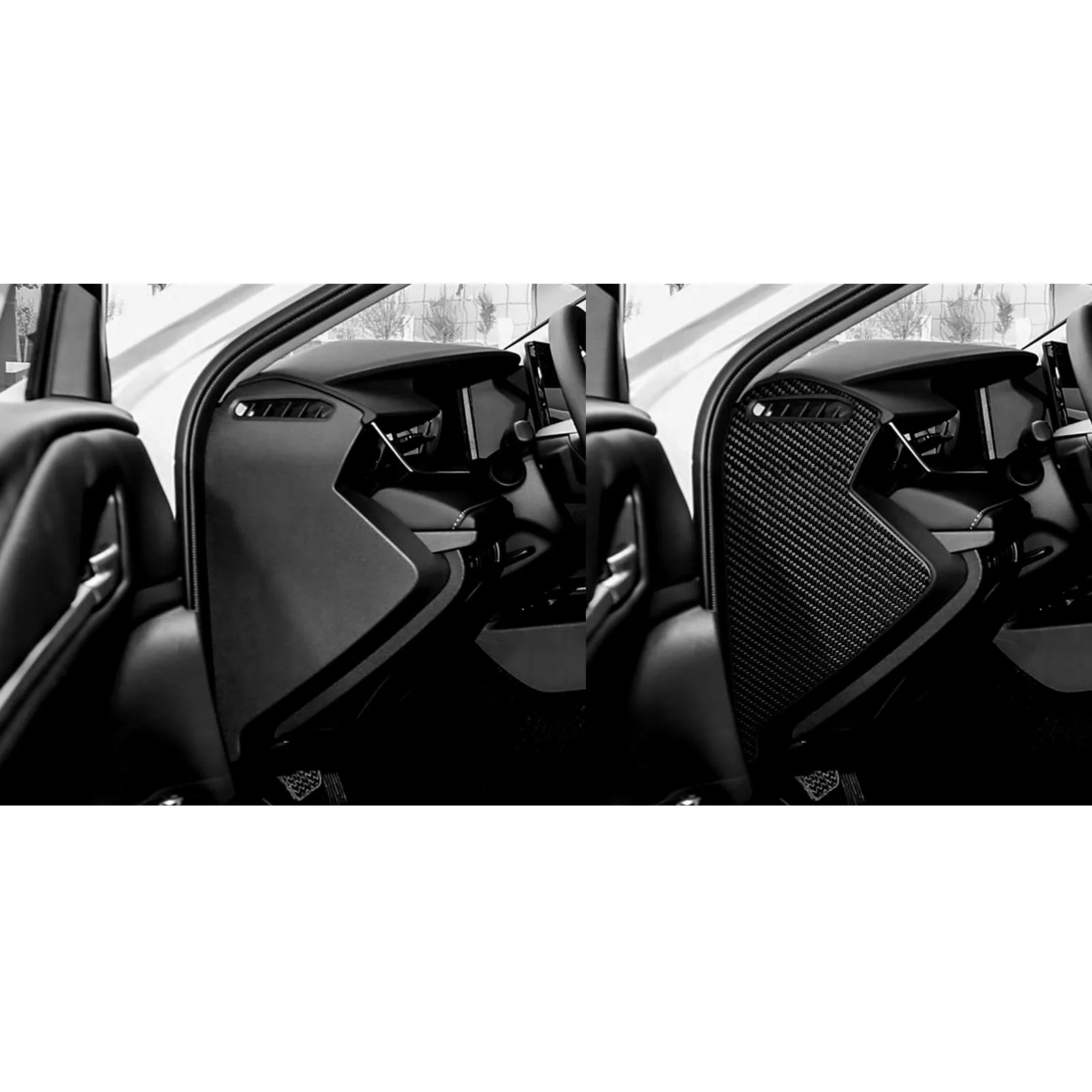 For Toyota Camry 2024 2025 Carbon Fiber Dashboard Side Front Slot Panel Trim Cover Car Accessories Interior Decoration Sticker view 4
