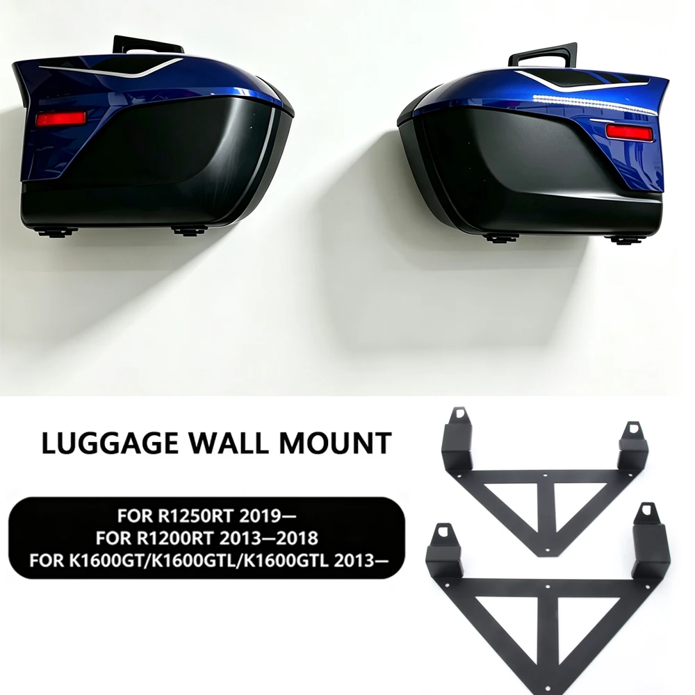FOR BMW Motorcycle K1600GT K1600GTL 2013-2026 R1200RT 2013-2018 R1250 RT 2019-2026 a Pair Original Case Wall Mount Accessories