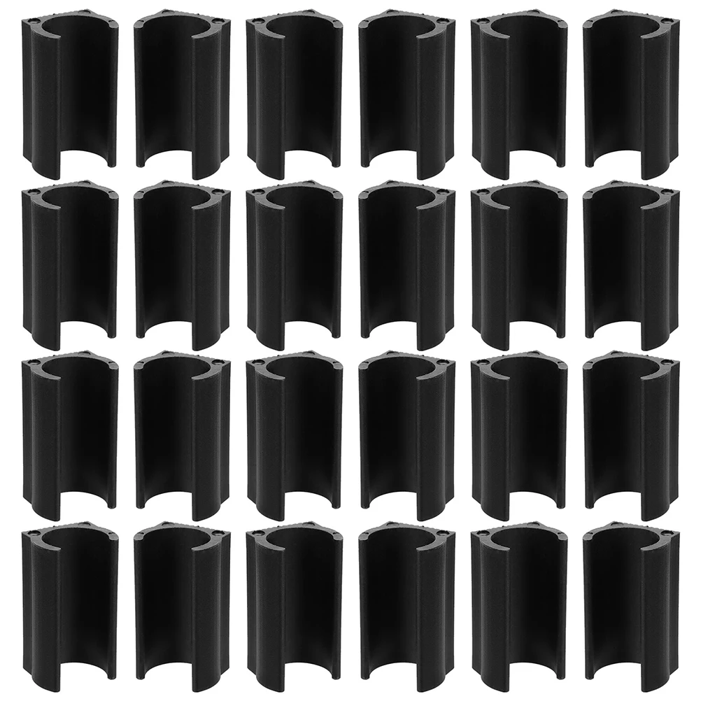 

100 Pcs Anti Slip Pad Accessories Chair Floor Protector Leg Protectors for Chairs Furniture Hardwood Black Rectangular Office