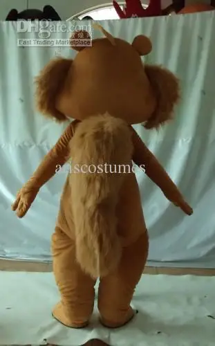 Il nuovo costume della mascotte di Halloween del vestito operato da Natale del costume della mascotte dell'ardilla di AMORE di vendita calda per adulti libera la nave