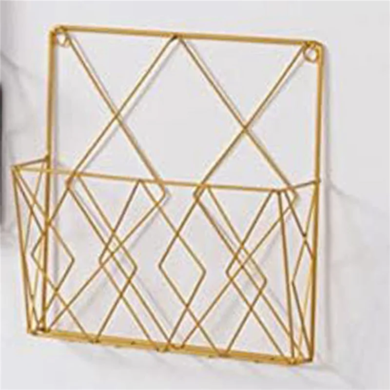 

A27F-2X Wall Mounted Bookshelf Door Hanging Organizers Wall Magazine Book Shelves Hanging Wall Files Wire Wall Book Rack-B