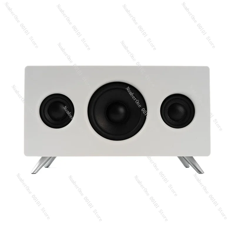 Creative retro Bluetooth speaker with radio plug-in card stereo 2.1 channel heavy subwoofer long standby desktop stereo