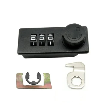 3 ספרות שילוב מנעול להחליף סיסמא נעילת פיגי בנק ספר בטוח מגירת מתכת תיבת קובץ קבינט מנעול אקדח בטוח אבזרים