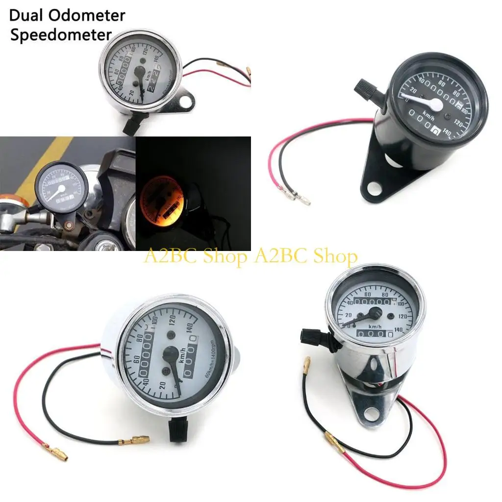 A2BC Easy to Read Speedometer & Odometer Practical Speedometer Odometer Meter Accurate Data for Tracking Mileage & Speed