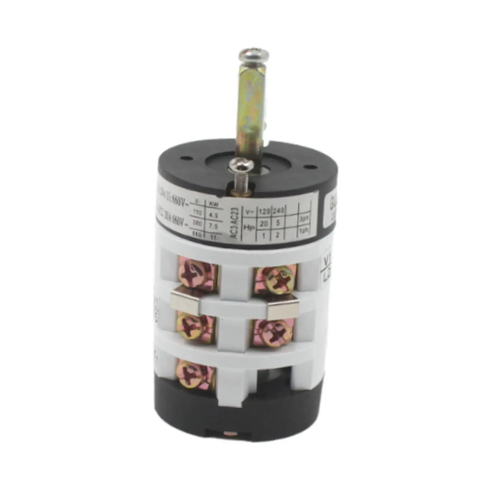 

20A Motor Forward Reverse Switch Tire Machine Parts Durable Plastic Conversion Switch for Car Tire Changer 220v