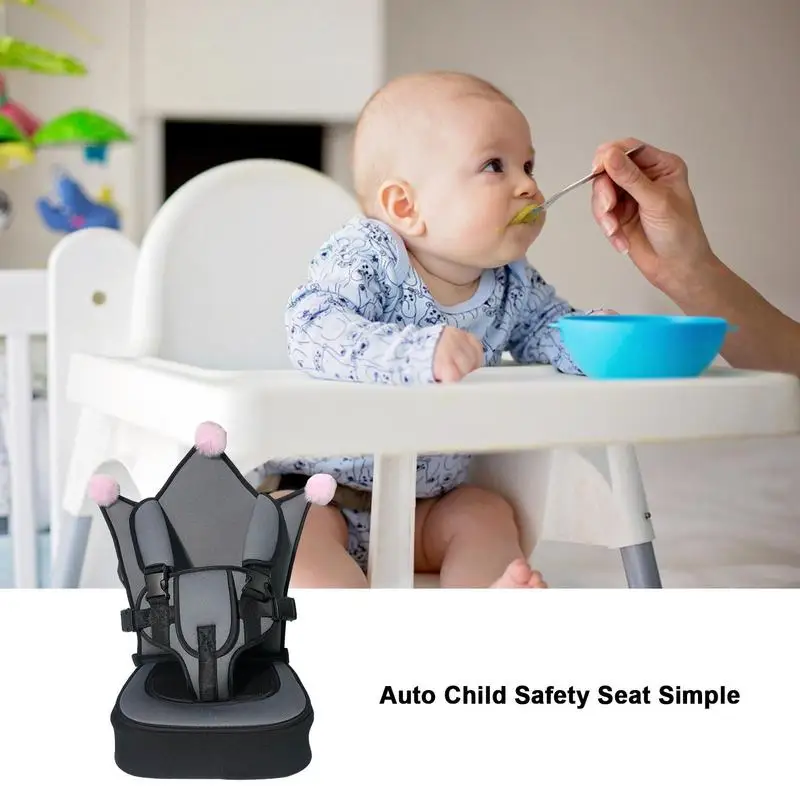 Child Safety Seat Mat Adjustable Chairs Mats Baby Car Seat Cushion Breathable Stroller Seat Pad Baby Safety Seat Fashion Mat Pad